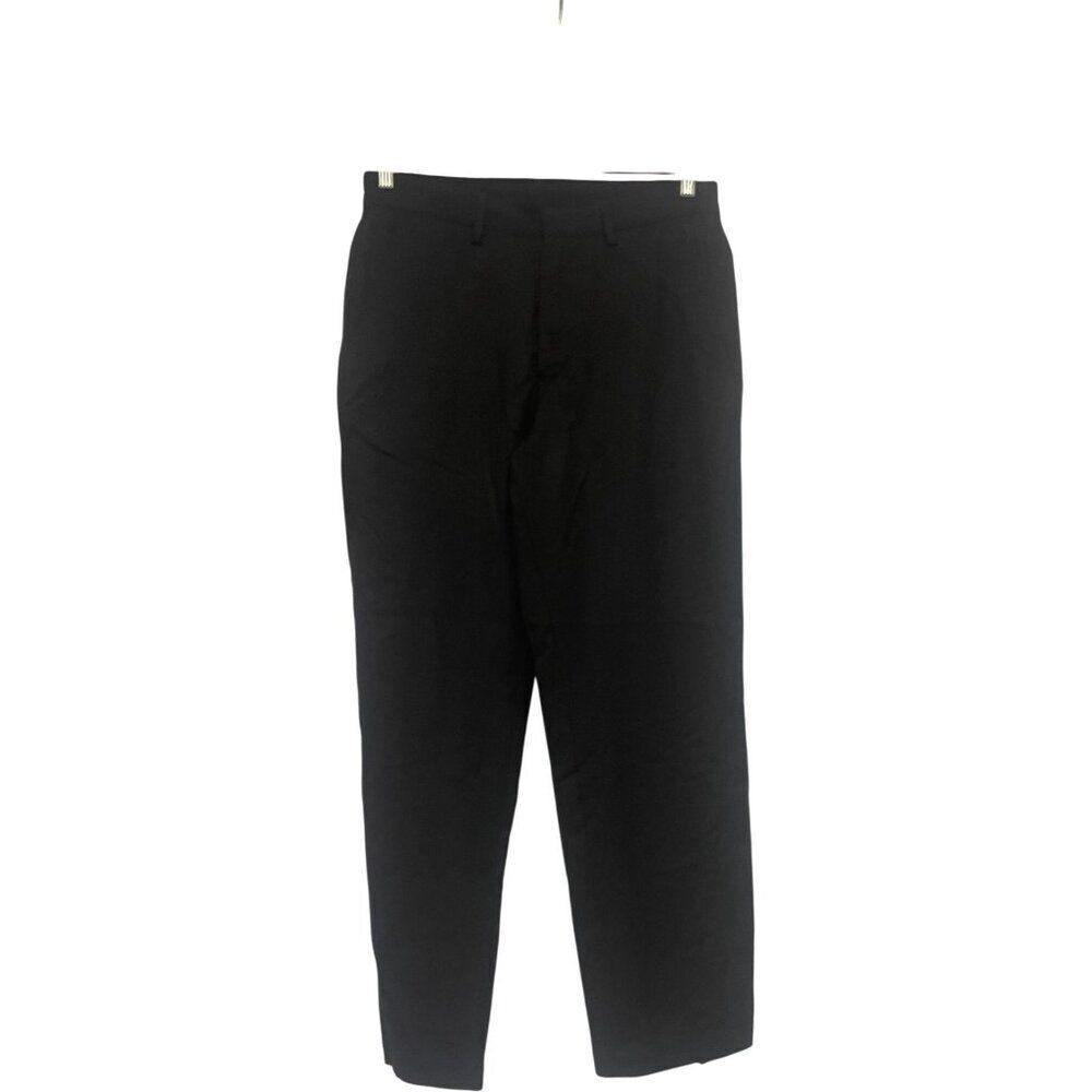 Massimo Dutti Men Pants Trousers slim EU 40 US 31 Black Wool blend 0076/137 NWT